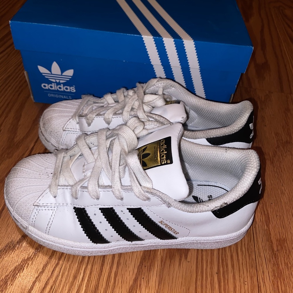 Boys Adidas superstar sneakers